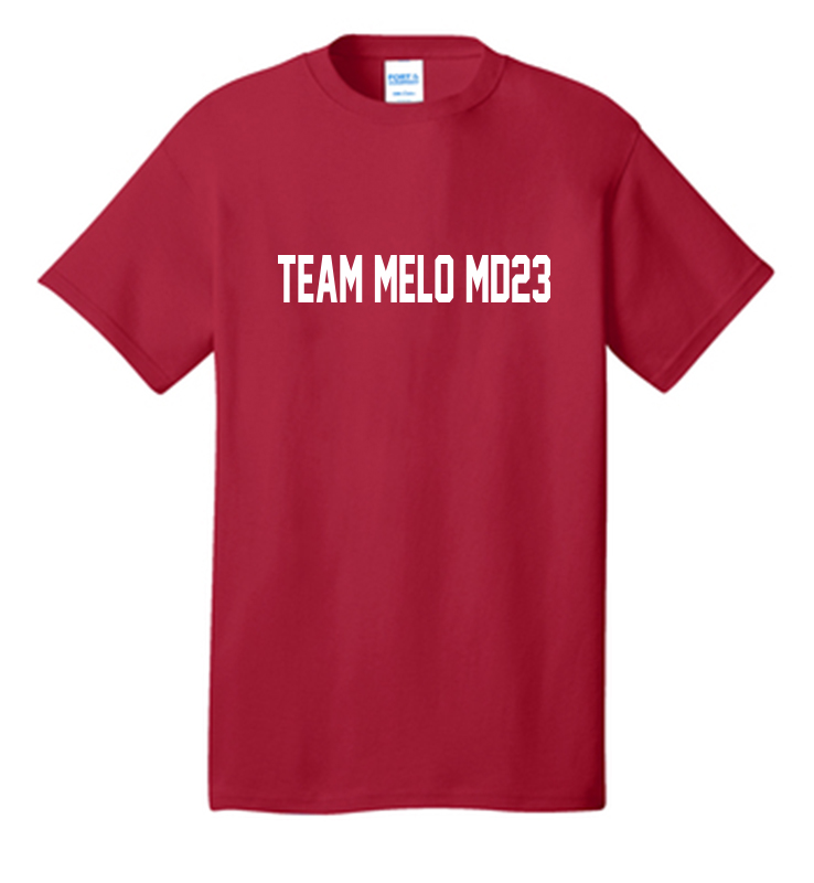 TEAM MELO MD23 RED TEE
