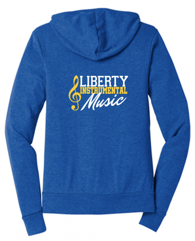 Liberty Music BELLA+CANVAS ® Unisex Triblend Full-Zip Lightweight Hoodie